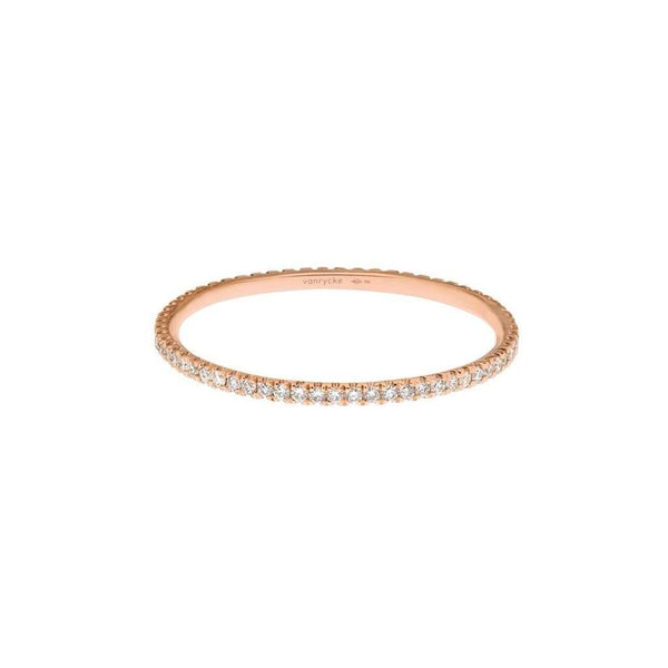 Vanrycke Officiel 18ct Rose Gold and Diamond Ring